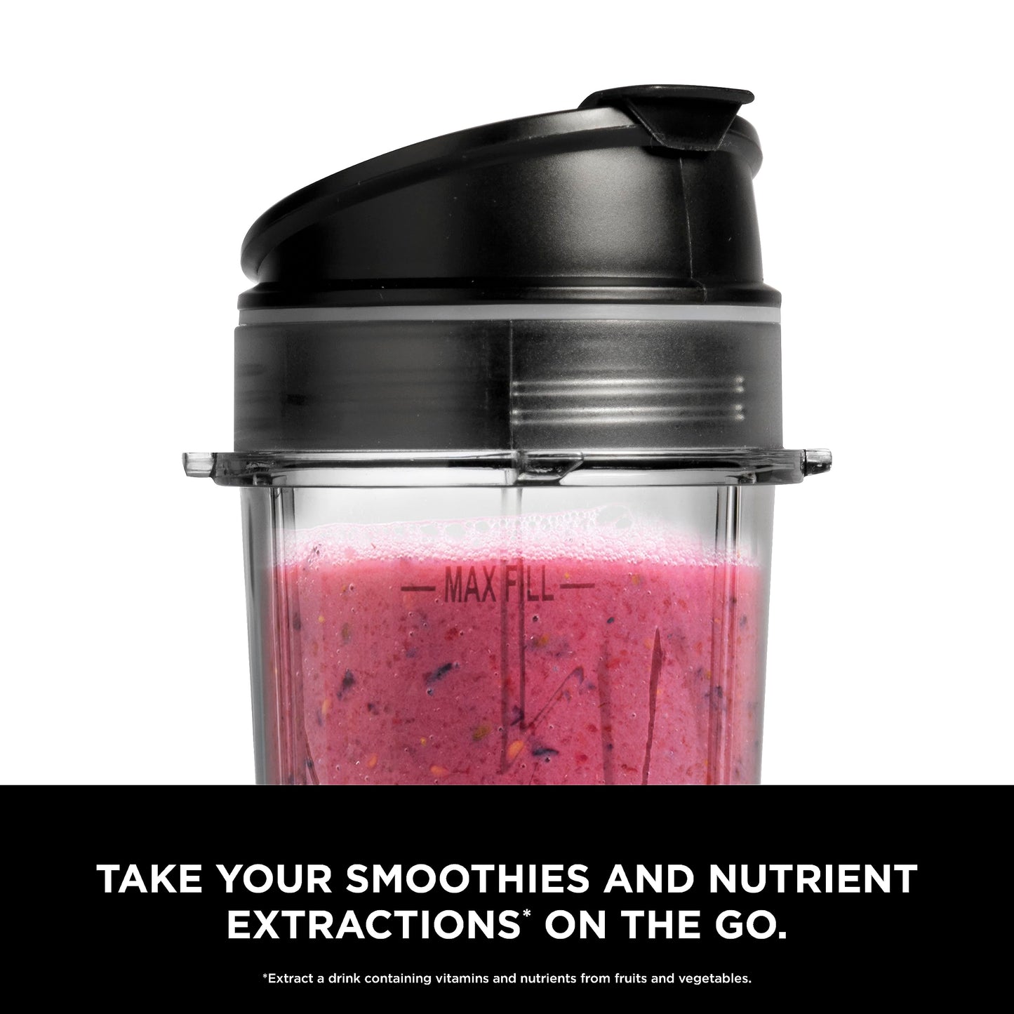 Ninja Fit Compact Personal Blender, Portable Blender for-Smoothies, Shakes, Food Prep, and Frozen Blending, 700-Watt Base, (2) 16-oz. Cups and Spout Lids, Black QB3001SS - The cool kitchen creations